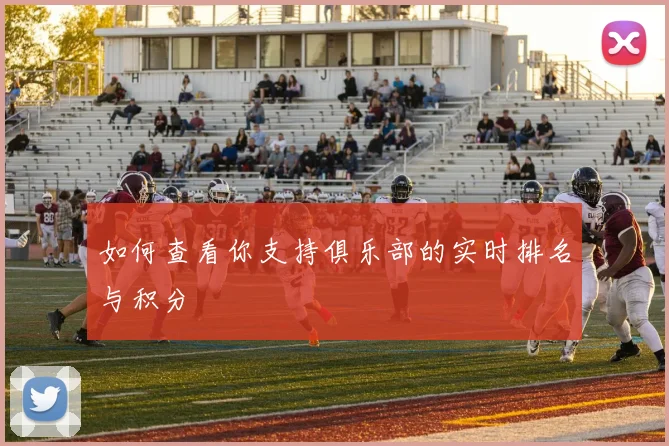 如何查看你支持俱乐部的实时排名与积分